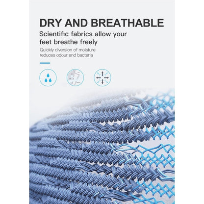 Aonijie MID CALF TOE SOCKS - BLUE LARGE