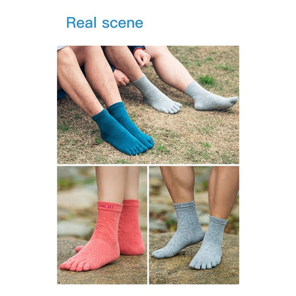 Aonijie MID CALF TOE SOCKS - GRAY MEDIUM