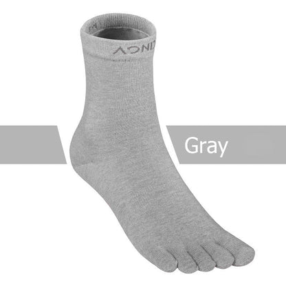 Aonijie MID CALF TOE SOCKS - GRAY MEDIUM