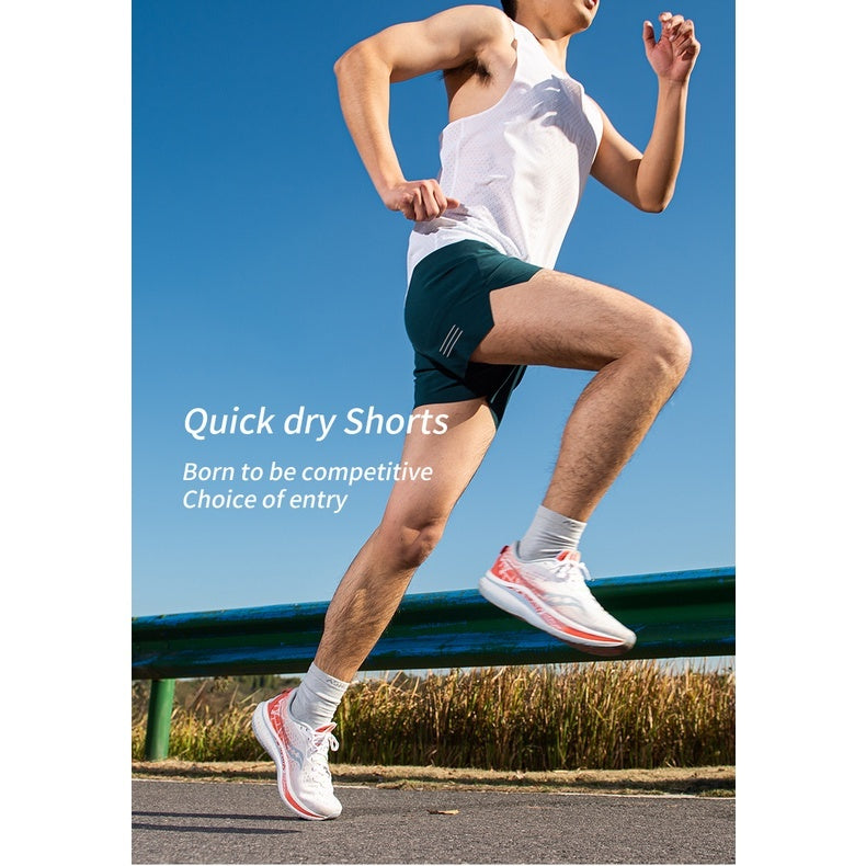 Aonijie MEN'S QUICK DRYING RUNNING SHORTS - BLACK MEDIUM