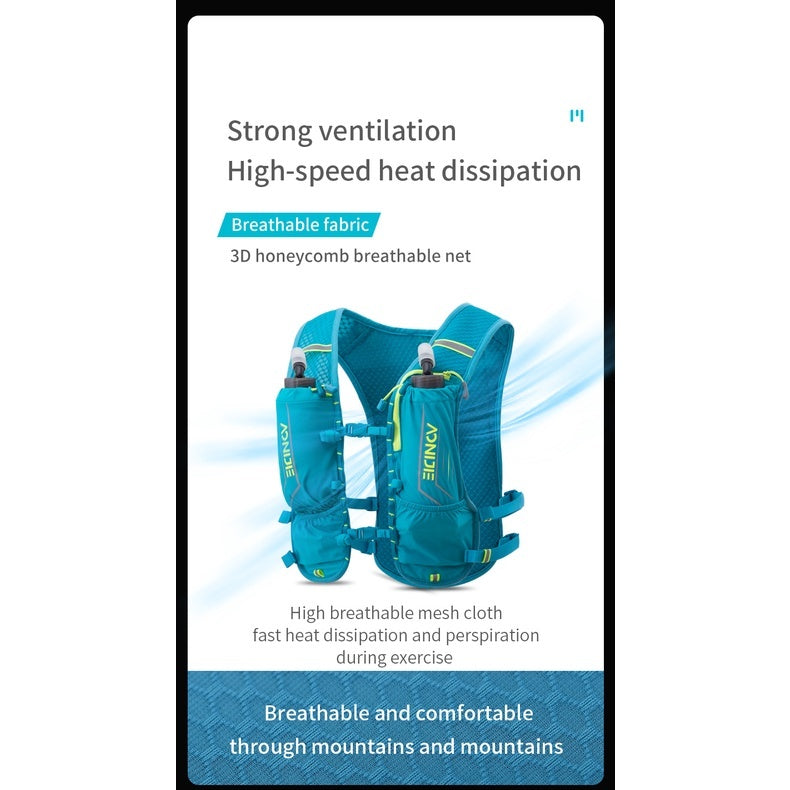 Aonijie 5L Running Vest Backpack - GRAY - C9107 (Vest Only)