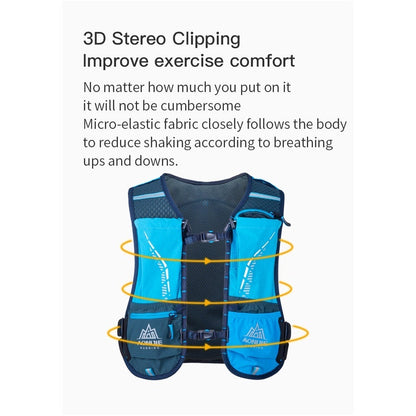 Aonijie 5L Running Vest Hydration Backpack - YELLOW - C9102S (Vest Only)