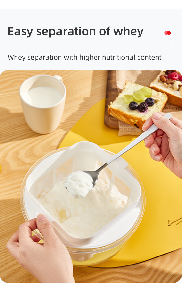 WHEY or YOGURT SEPERATOR with extra fine mesh 2.2 LITER