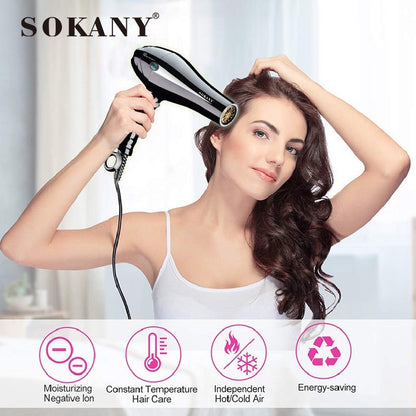 Sokany Professional HAIR DRYER BLOWER 2200W