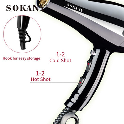 Sokany Professional HAIR DRYER BLOWER 2200W
