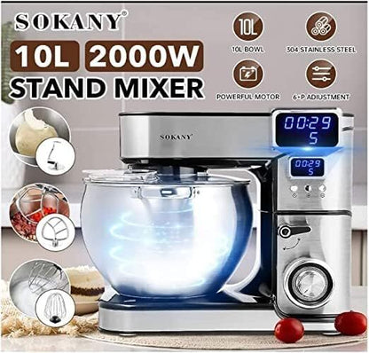 Sokany 10L STAND MIXER 2000W
