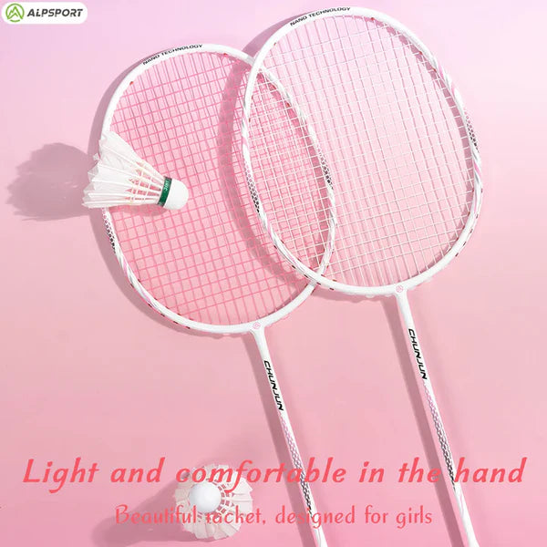 ALP SPORT 1pc CY - ALP CY 100% Full Carbon Fiber Badminton Racket 8U G5 Lightweight 65g 22-28lbs
