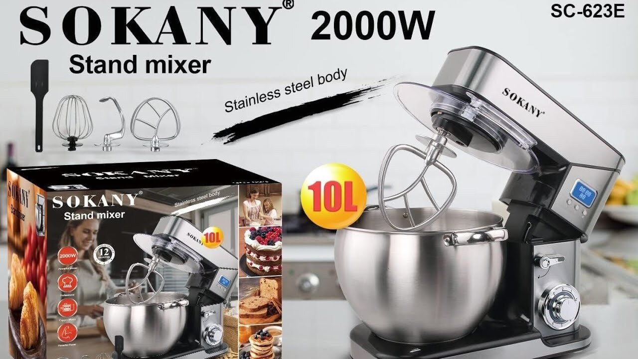 Sokany 10L STAND MIXER 2000W