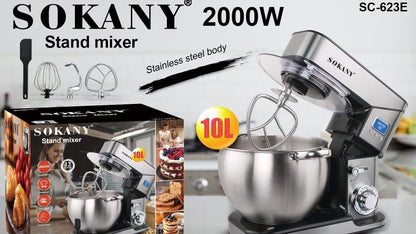 Sokany 10L STAND MIXER 2000W