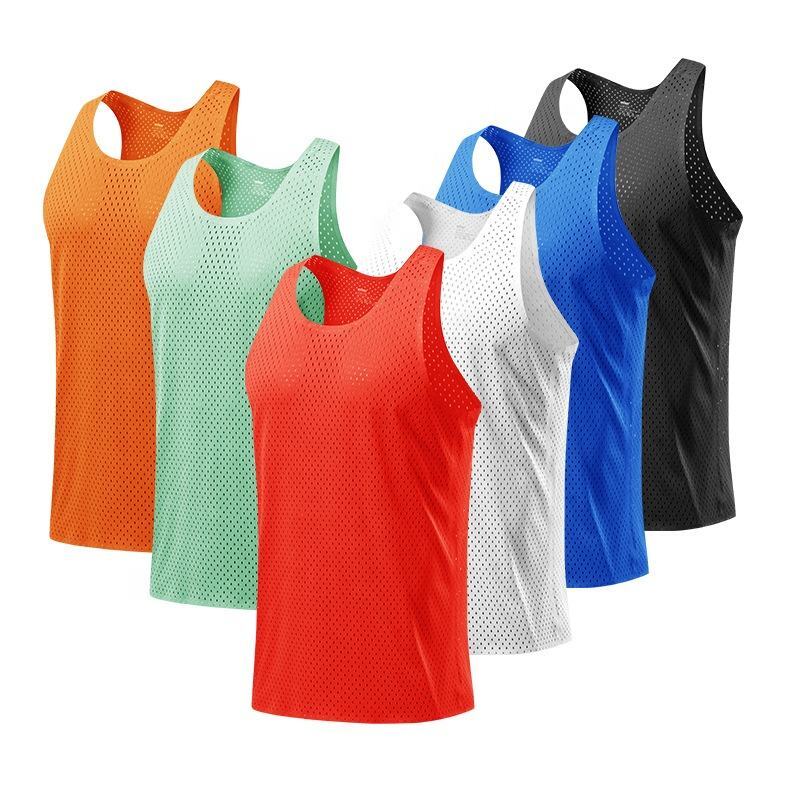 Sportex Ultra Light 61G Seamless Quick Dry Running Singlet for Men & Women - RED