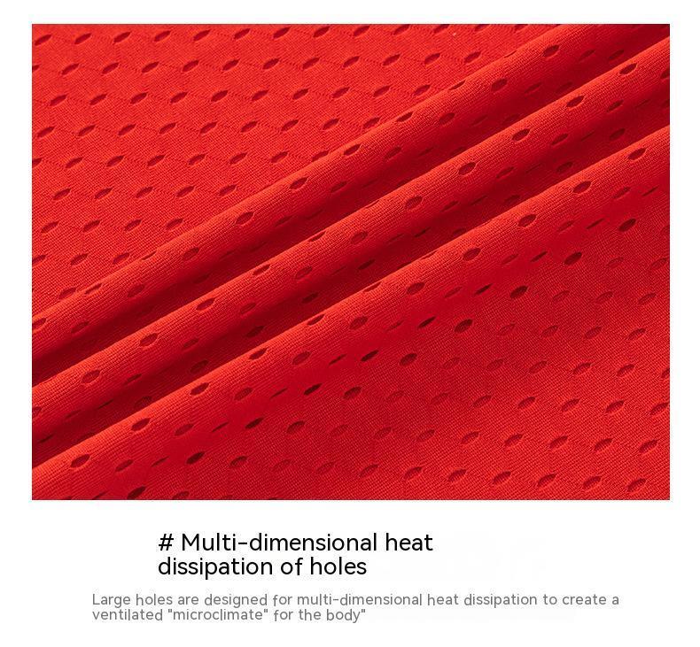 Sportex Ultra Light 61G Seamless Quick Dry Running Singlet for Men & Women - RED