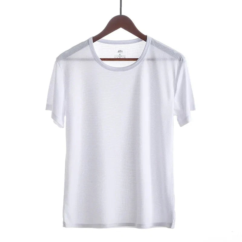 Sportex Quick Dry Running Sports T-Shirt for Men & Women Round Neck - WHITE