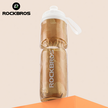 Rockbros INSULATED CYCLING Sports WATER BOTTLE with handle 670ml