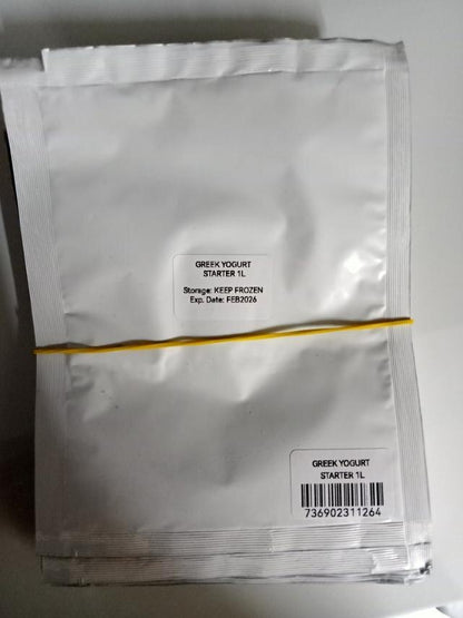 GREEK YOGURT STARTER makes 1L/2L/4L (freeze-dried)