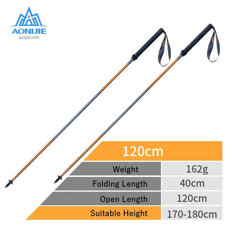 2 pcs Aonijie CARBON FIBER HIKING POLE E4201
