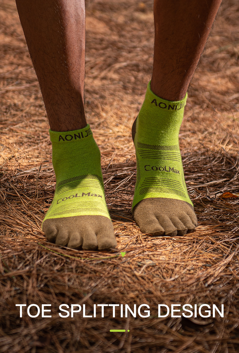 Aonijie Running TOE SOCKS 3 Pairs Model no. E4838 - LARGE