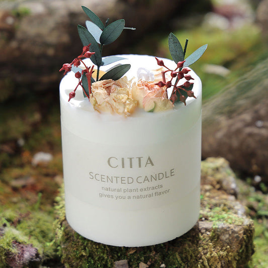 Citta Bloom of Scent Soy Bean Wax SCENTED CANDLE | Rose Fruit Temptation w/ BOX 343g