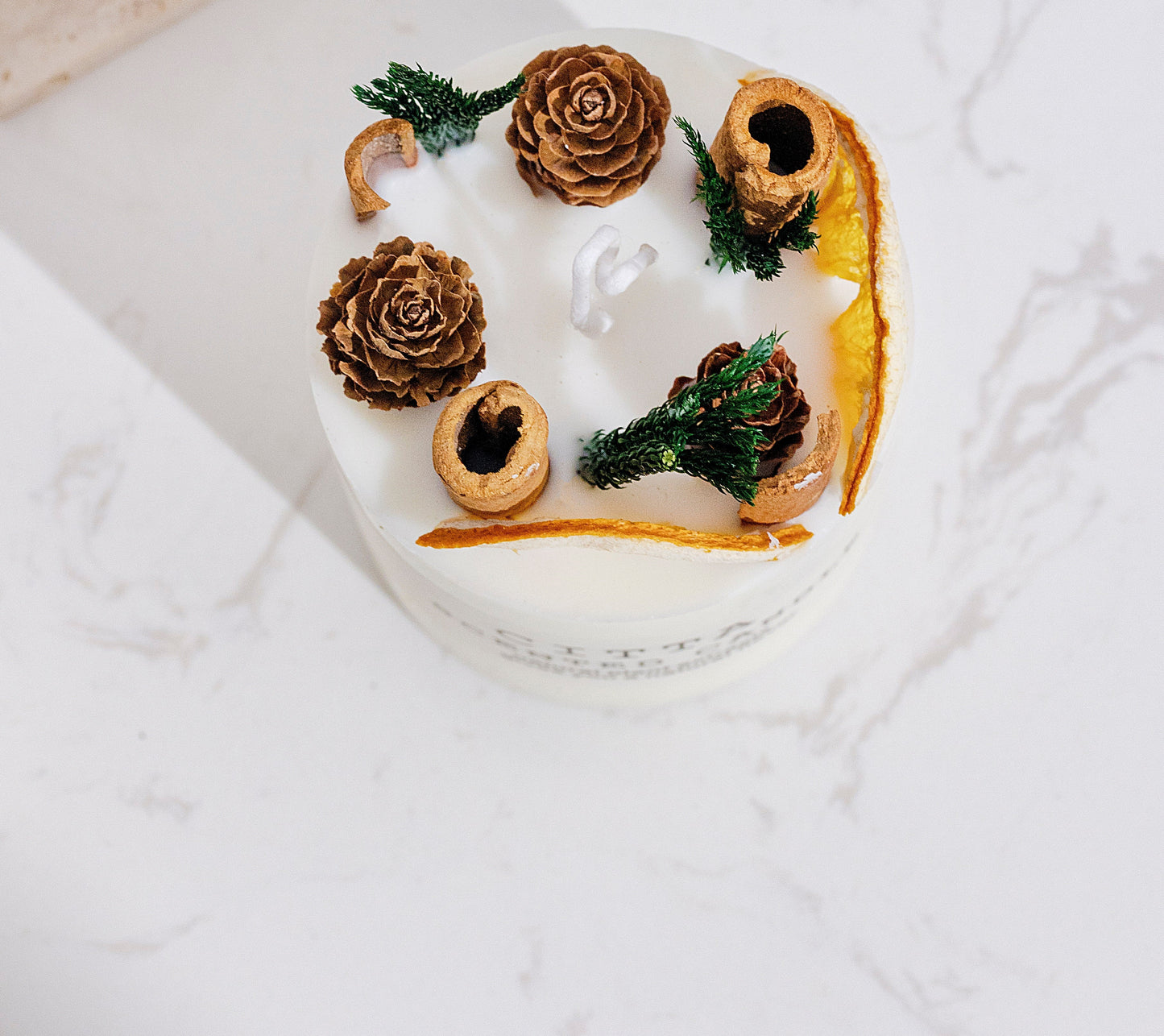 Citta Bloom of Scent Soy Bean Wax SCENTED CANDLE | Orange Cinnamon w/ BOX 343g