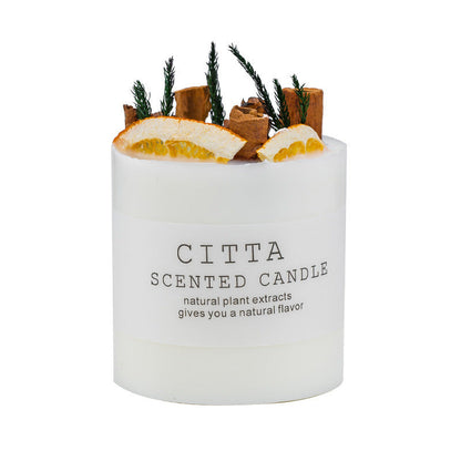 Citta Bloom of Scent Soy Bean Wax SCENTED CANDLE | Orange Cinnamon w/ BOX 343g