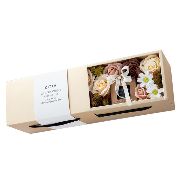 Citta SCENTED CANDLE Soy Wax | Matte Gold Fragrance w/ GIFT BOX