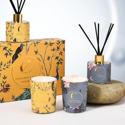 Citta Aromatherapy SCENTED CANDLE & REED DIFFUSER | Bergamot w/ Set Box