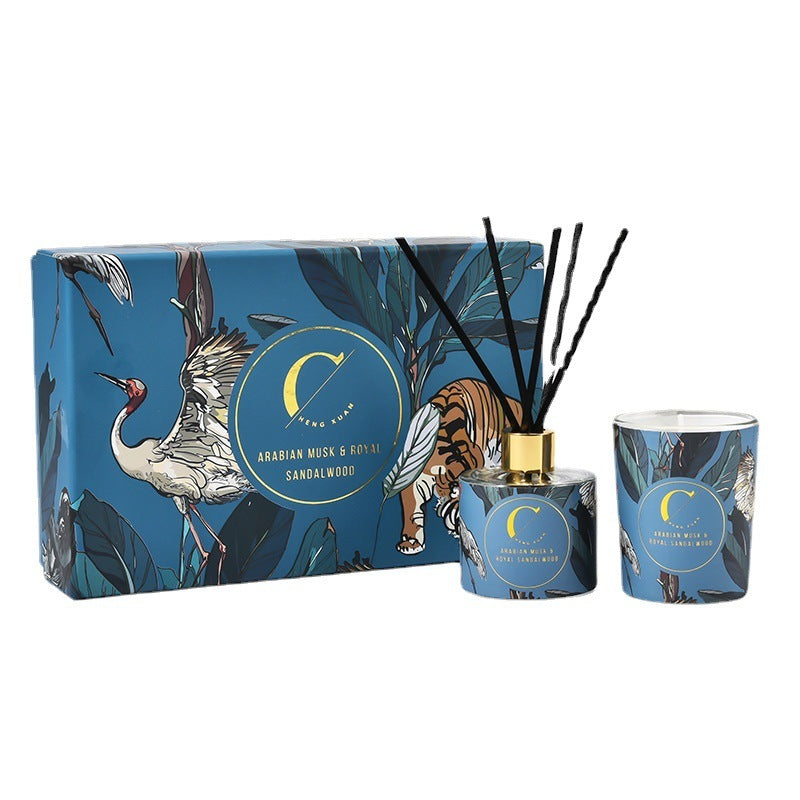 Citta Aromatherapy SCENTED CANDLE & REED DIFFUSER | Secret Garden w/ Set Box