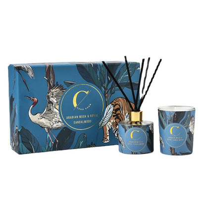 Citta Aromatherapy SCENTED CANDLE & REED DIFFUSER | Secret Garden w/ Set Box