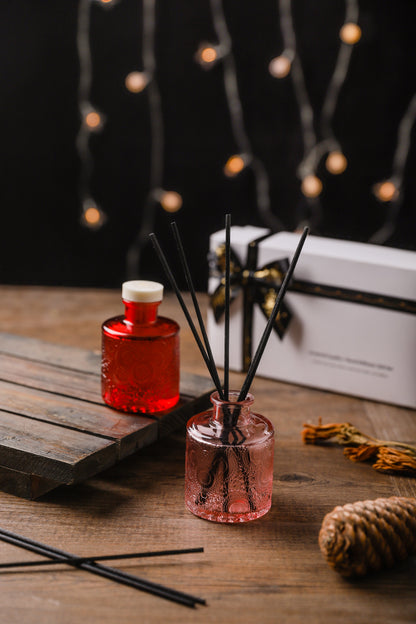 Rose | Lan Fengling Soy Wax SCENTED CANDLE + REED DIFFUSER w/ Gift Set