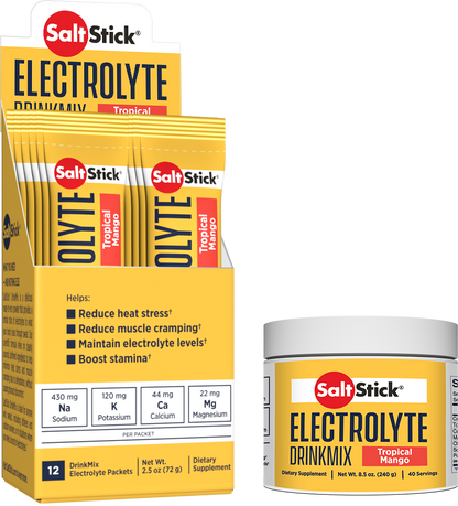 Saltstick Electrolyte DrinkMix - Tropical Mango - Single Serve Stick Pack