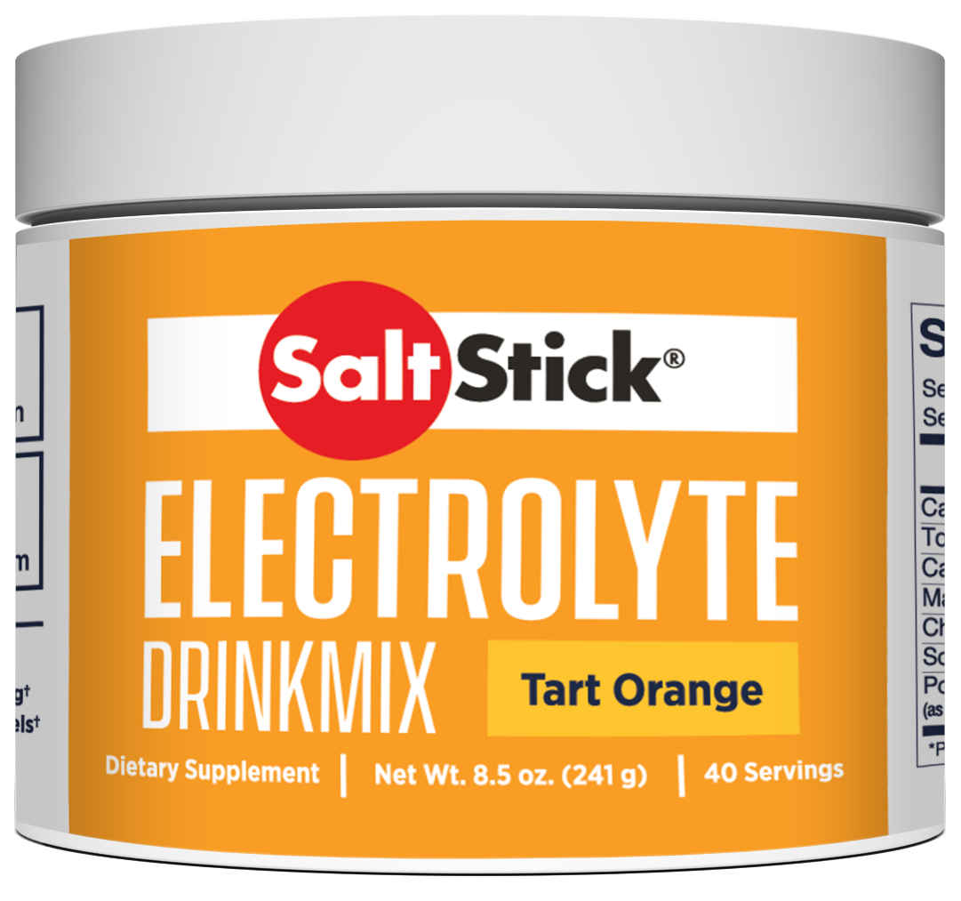 SaltStick Electrolyte DrinkMix - Tart Orange - 40 Servings Tub