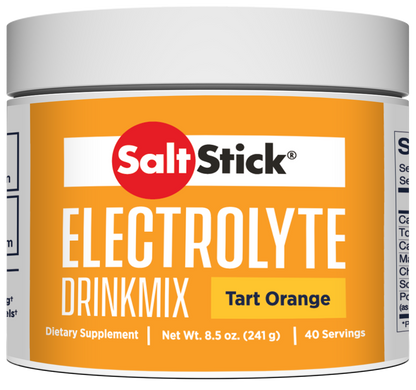 SaltStick Electrolyte DrinkMix - Tart Orange - 40 Servings Tub
