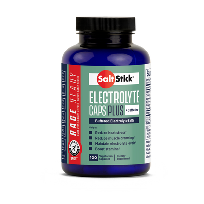 SaltStick Race Ready Electrolyte Caps Plus + Caffeine - Packet 4ct