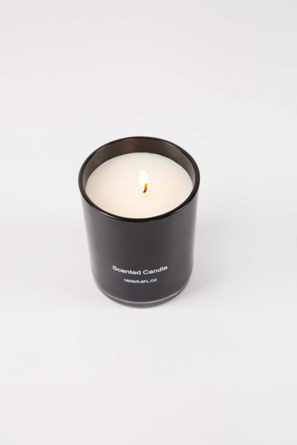 Soy Wax Natural Hand Poured SCENTED CANDLE | Black Cup SANDALWOOD 160g