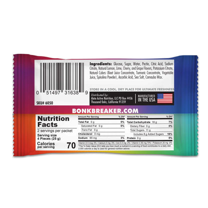 Bonk Breaker Energy Chews - Rainbow Blast - 1 pack