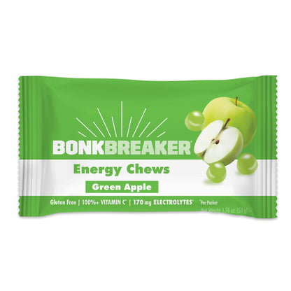 Bonk Breaker Energy Chews Green Apple - 1 pack