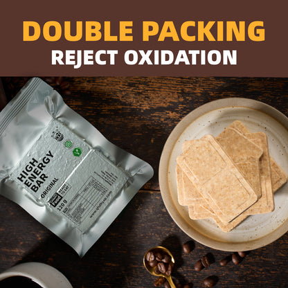 1 BOX - ORIGINAL High Energy Bar (120g x 12pcs)- Exp. Date 2045 - Hard Texture Original Flavor Salty & Sweet Taste