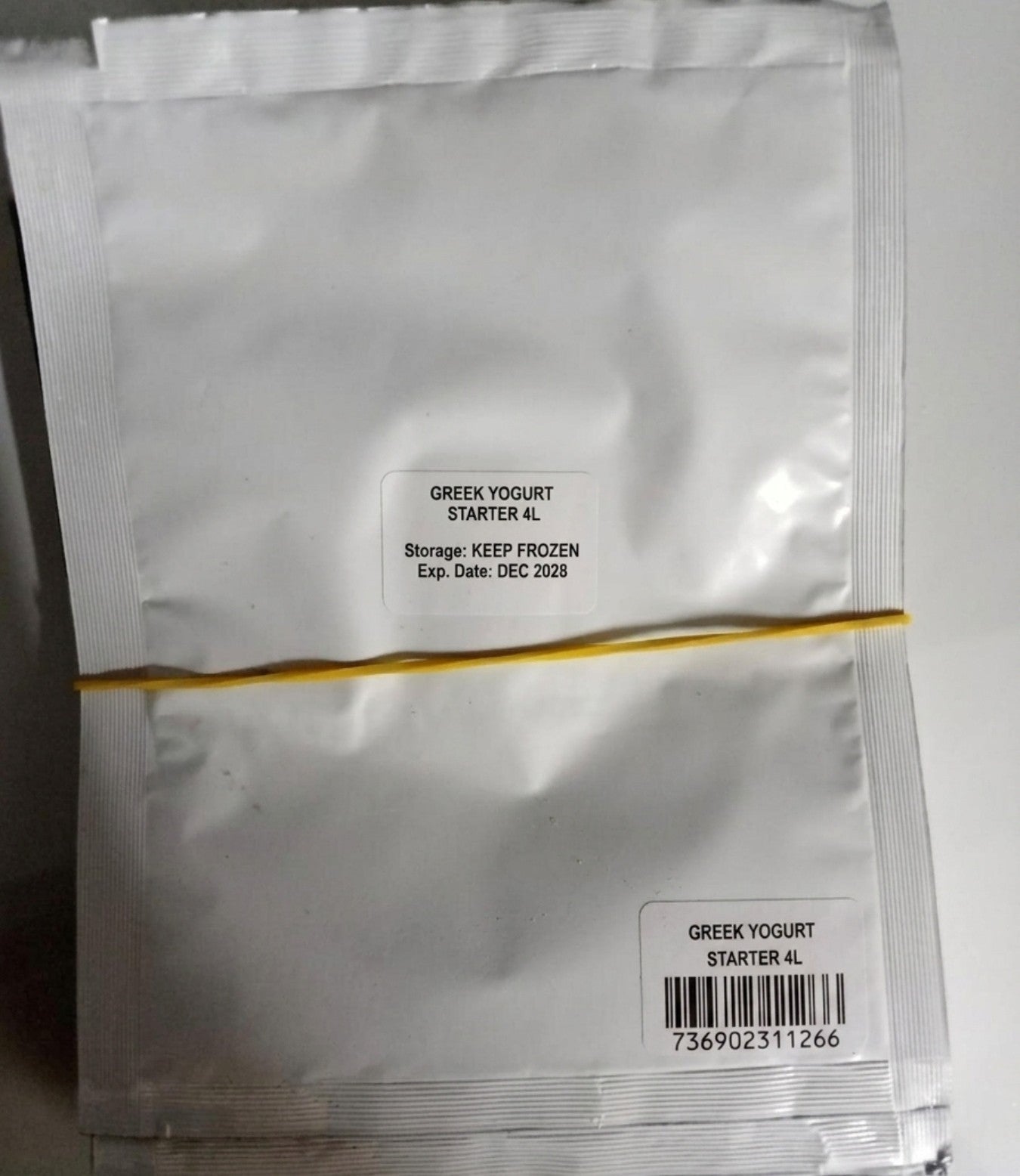 GREEK YOGURT STARTER makes 1L/2L/4L (freeze-dried) - IN POUCH