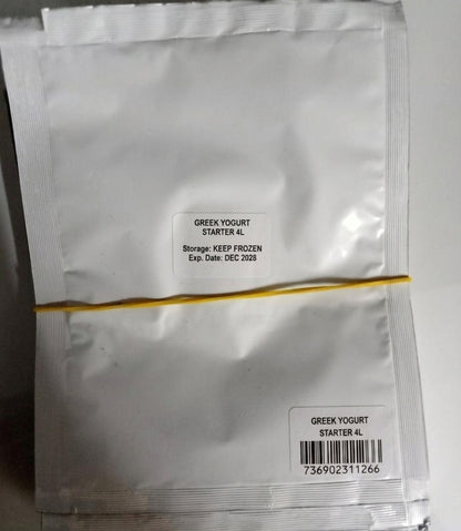 GREEK YOGURT STARTER makes 1L/2L/4L (freeze-dried) - IN POUCH