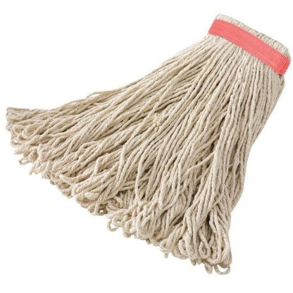 Rubbermaid WHITE SUPER STITCH BLEND MOP 1" HEADBAND SIZE MED