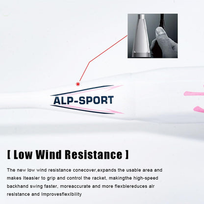 ALP SPORT 1pc CY - ALP CY 100% Full Carbon Fiber Badminton Racket 8U G5 Lightweight 65g 22-28lbs