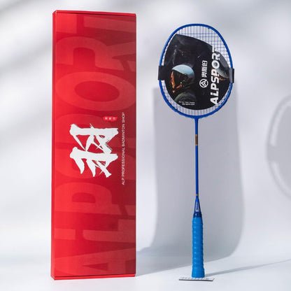 ALP SPORT 1pc - ALP ZJ 4U 100% Carbon Fiber Super Light 28Lbs Professional Badminton Racket