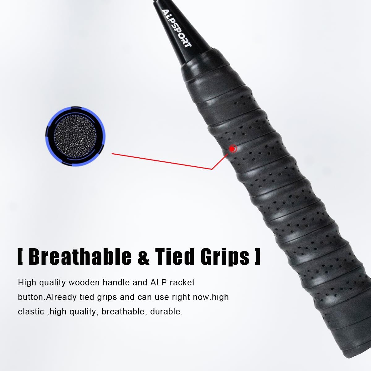 ALP SPORT 1pc POWER Carbon Badminton Racket