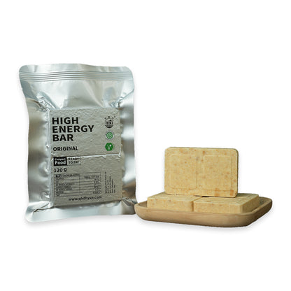 1 BOX - ORIGINAL High Energy Bar (120g x 12pcs)- Exp. Date 2045 - Hard Texture Original Flavor Salty & Sweet Taste