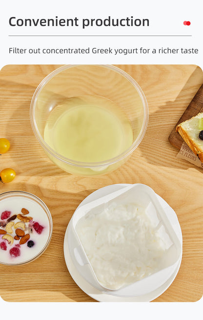 WHEY or YOGURT SEPERATOR with extra fine mesh 2.2 LITER