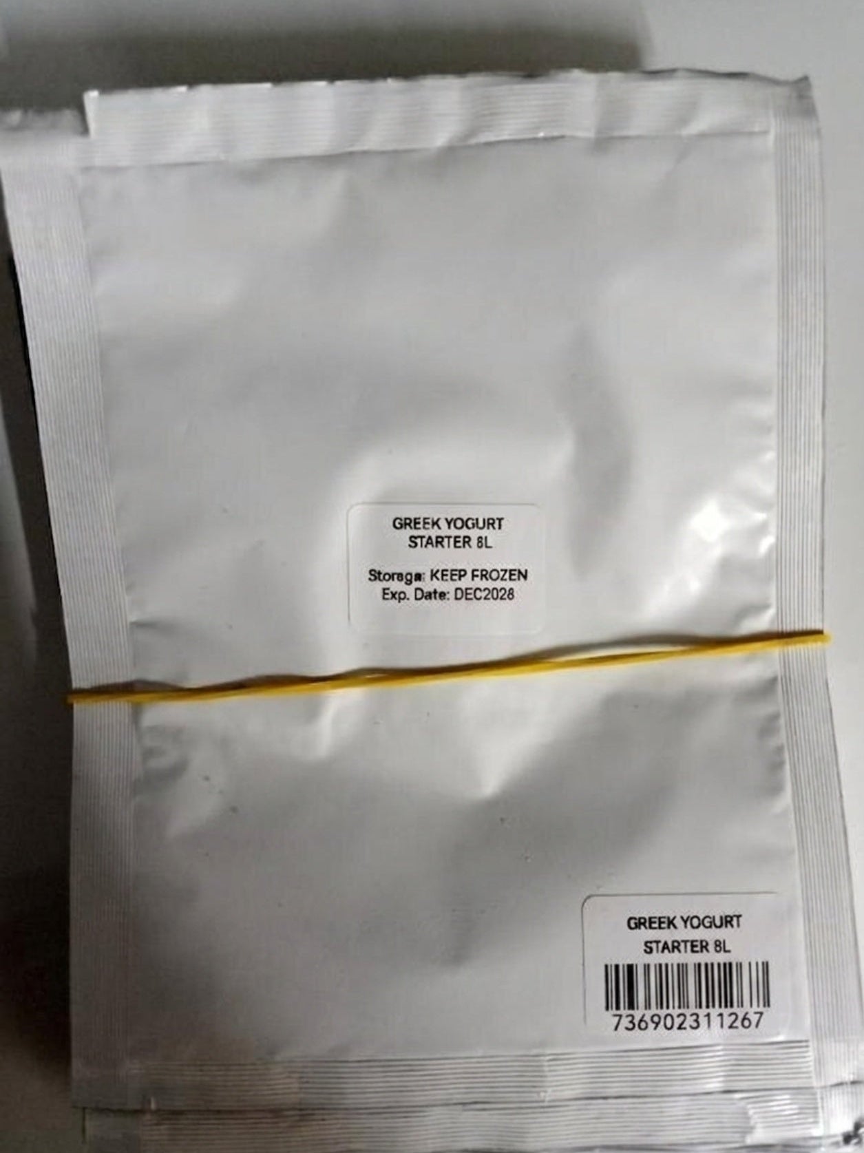 GREEK YOGURT STARTER makes 1L/2L/4L (freeze-dried) - IN POUCH