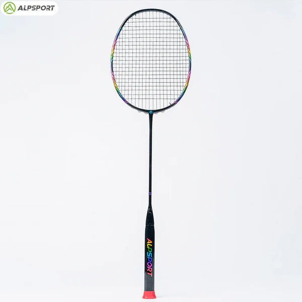 ALP SPORT 1pc - ALP BBQ2.0 8U Super Light Titanium Alloy 100% Full Carbon Fiber Badminton Racket 24-30Lbs