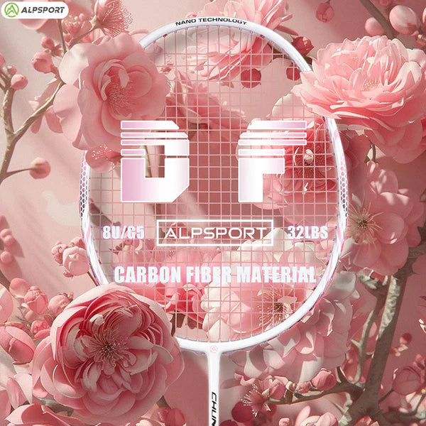 ALP SPORT 1pc CY - ALP CY 100% Full Carbon Fiber Badminton Racket 8U G5 Lightweight 65g 22-28lbs