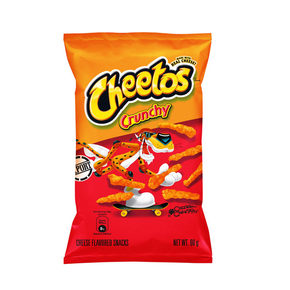 1 CASE - Cheetos Crunchy Cheese Flavored Snack 60g x 24