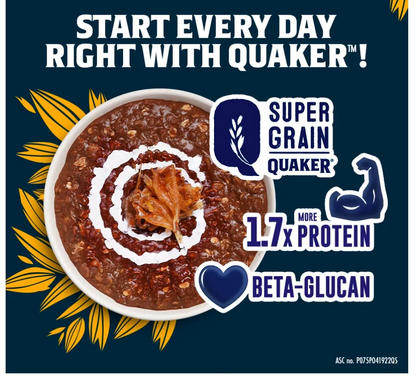 1 CASE - Quaker Instant Oatmeal Chocolate Flavor 500g x 24