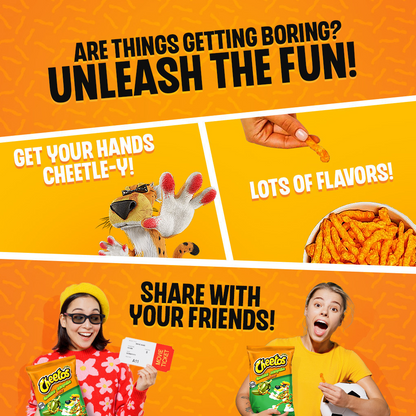 1 CASE - Cheetos Crunchy Cheddar Jalapeño Cheese Flavored Snack 215g x 10